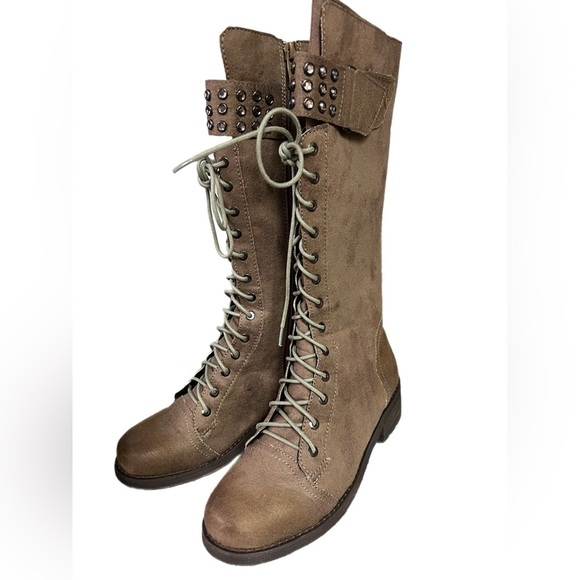 Rebels Women’s Lilith Motorcycle Boot Taupe 7.5 US - Picture 1 of 16